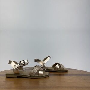 New Little Kids Girls Tucker & Tate Tarya Rose Gold Glitter Sandals Size 8 C‎